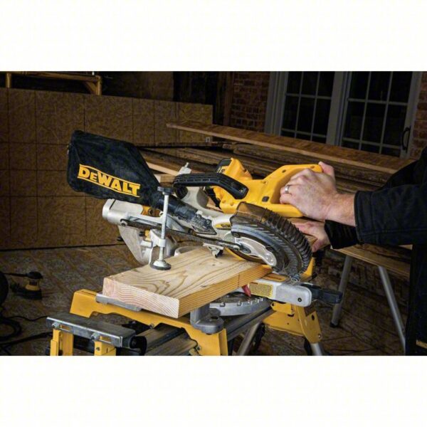 Miter Saw: 7 1/4 in Blade Dia., Sliding, 48° Left to 35° Right, 48° Left to 48° Right, (1) Bare Tool - Image 3