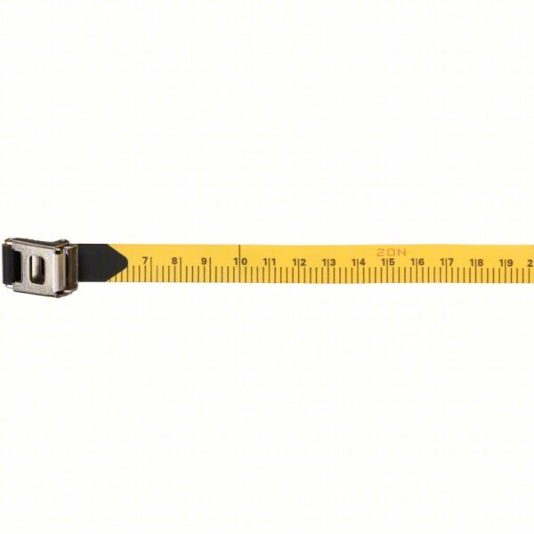 CRESCENT LUFKIN Long Tape Measure: Metric, Nonmagnetic Single Hook Tip, Plastic with Rubberized Grip - Image 2