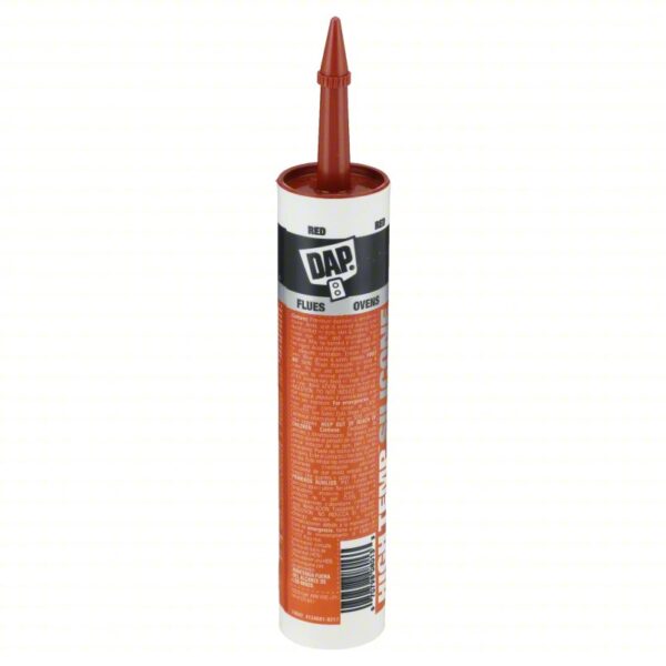 DAP Silicone Sealant: High Temp, Red, 10 oz, Cartridge - Image 3