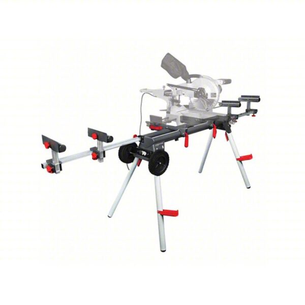 PROTOCOL Miter Saw Work Station: 123 5/8 in Lg, 40 1/2 in Ht