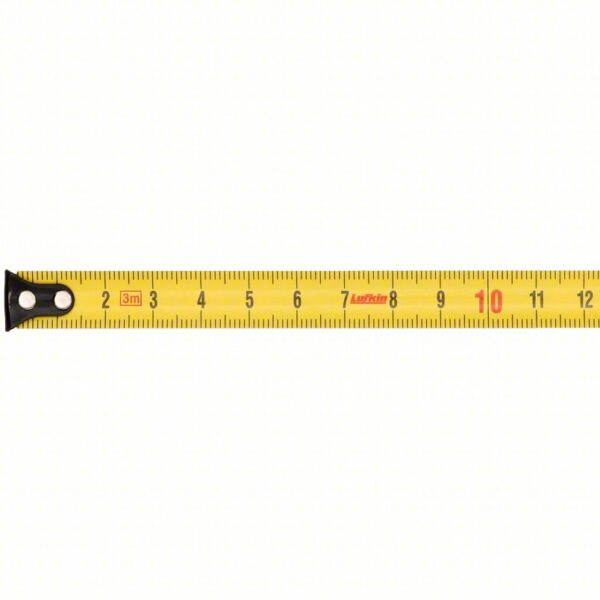 CRESCENT LUFKIN Tape Measure: Metric, Nonmagnetic Single Hook Tip, Plastic with Rubberized Grip, 3 m - Image 2