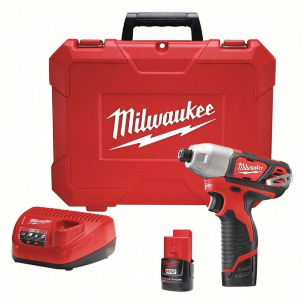 Impact Driver: 1,000 in-lb Max. Torque, 2,500 RPM Free Speed, 3,300 Impacts per Minute, (1) 1.5 Ah