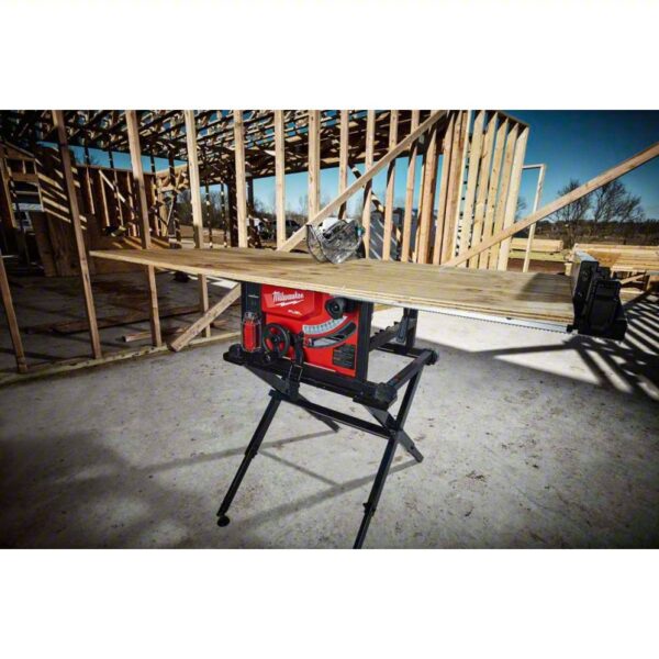 MILWAUKEE Folding Table Saw Stand: Milwaukee M18 FUEL(TM) 8-1/4 Table Saw, 17.75 in Lg - Image 2