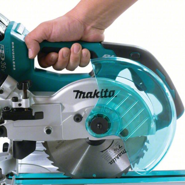 Miter Saw: 7 1/2 in Blade Dia., Sliding, 47° Left to 57° Right, 45° Left to 45° Right, (1) Bare Tool - Image 4