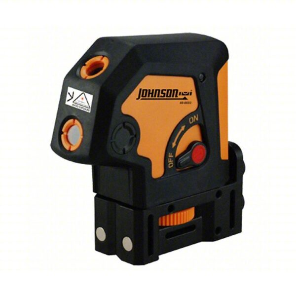 JOHNSON LEVEL Dot Laser: 0 Lines and 3 Dots, Red Beam, 0 Planes, 100 - 200 ft Range w/o detector - Image 2