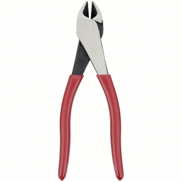 High Leverage Diagonal Cutting Plier: Std, Straight, Oval, 7/8 in Jaw Lg, 1 1/4 in Jaw Wd