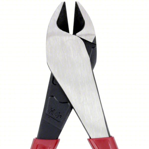 High Leverage Diagonal Cutting Plier: Std, Straight, Oval, 7/8 in Jaw Lg, 1 1/4 in Jaw Wd - Image 3