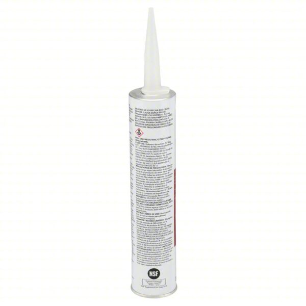 3M Polyurethane Adhesive Sealant: FC 5200, White, 3 oz Container Size, Tube - Image 3