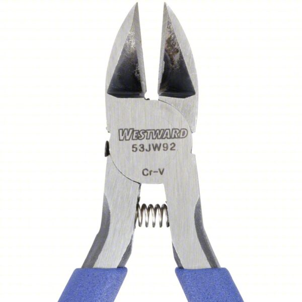 Diagonal Cutting Plier: Flush, Narrow, 1/2 in Jaw Lg, 5/8 in Jaw Wd, 5 in Overall Lg - Image 2