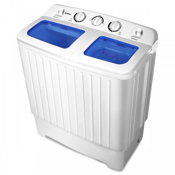 20 lbs Compact Twin Tub Washing Machine for Home Use