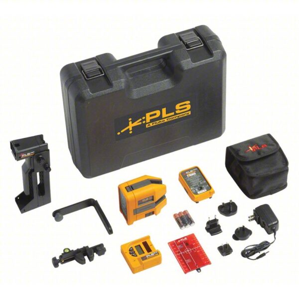 PACIFIC LASER SYSTEMS Red Laser Level: 0 Lines and 4 Dots, Red Beam, 0 Planes, Horizontal/Vertical