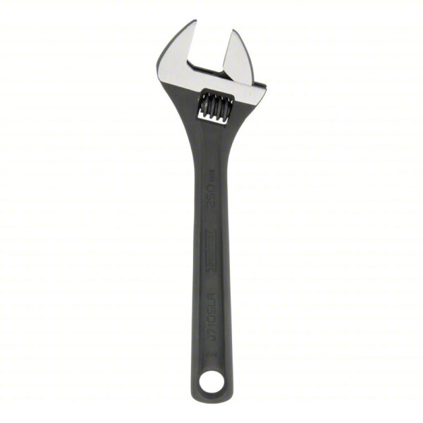 PROTO Adjustable Wrench: Alloy Steel, Black Oxide, 10 1/8 in Overall Lg, 1 3/8 in Jaw Capacity, Std - Image 2