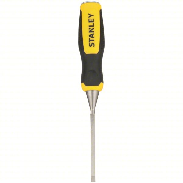 Short Blade Chisel: Plastic, 9 1/4 in Overall Lg, 3/4 in Wd, Straight Tip Shape