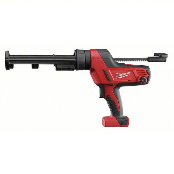 MILWAUKEE Caulk Gun: 18V DC, Cartridge, 10 oz For Container Size, 21 in/min, (1) Bare Tool