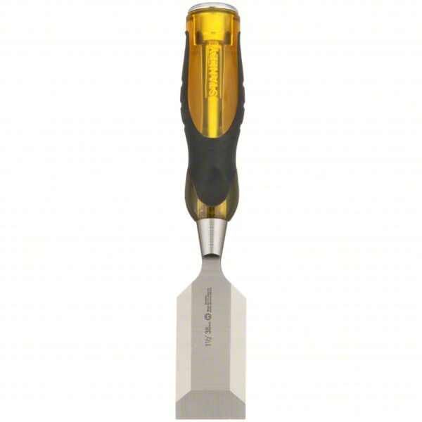 Short Blade Chisel: Plastic, 9 in Overall Lg, 2 in Wd, Straight Tip Shape