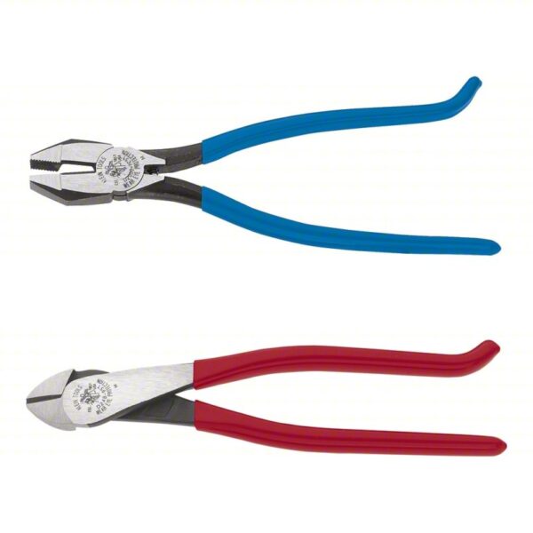 Ironworker's Pliers: Square/Curved, 6 3/4 in Overall Lg, 1 1/4 in Jaw Lg, 1 1/4 in Jaw Wd