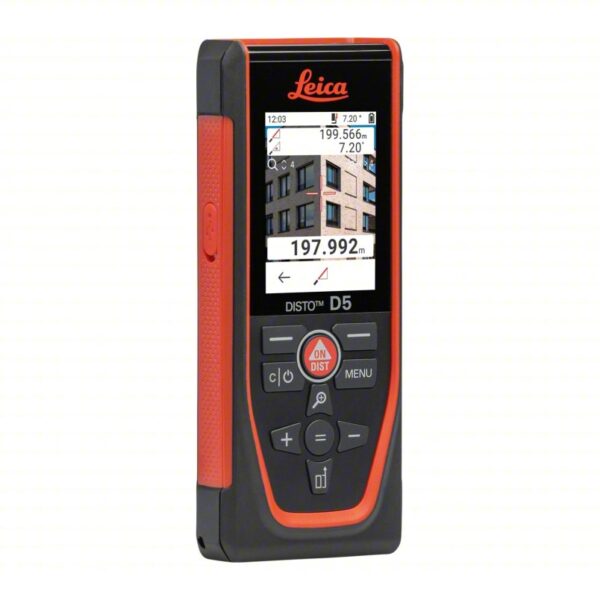 LEICA DISTO Laser Distance Meter: Metric, 0 m – 200 m, ± 1 mm, Li-Ion Rechargeable, ISP, Red - Image 2