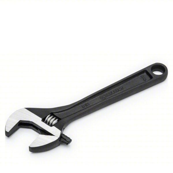 CRESCENT Adjustable Wrench: Alloy Steel, Black Oxide, 6 in Overall Lg, 15/16 in Jaw Capacity - Image 4