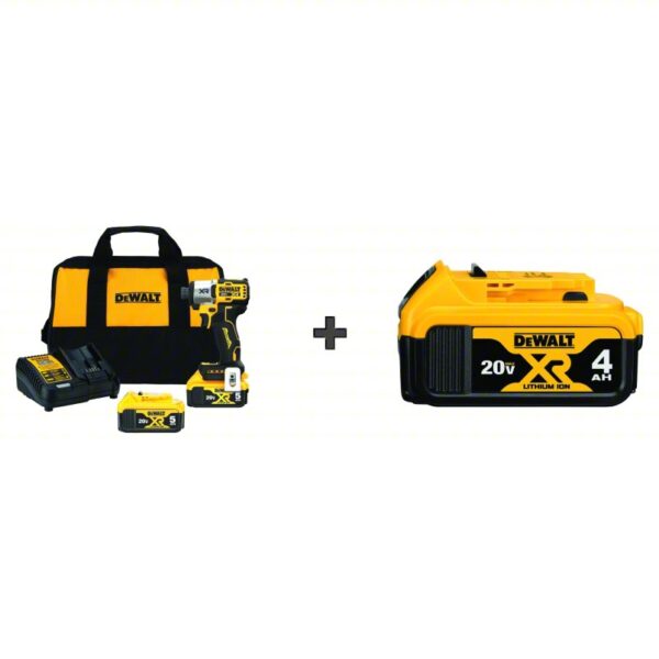 Cordless Impact DriveKit w/BONUS BATTERY: 1,825 in-lb Max. Torque, 3,400 RPM Free Speed, 20 V