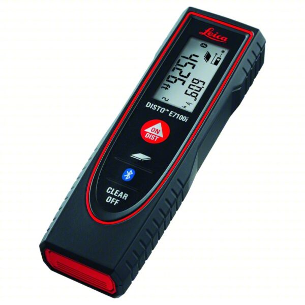 LEICA DISTO Laser Distance Meter: Area Measurement, Inch/Metric, 1/4 m – 200 ft, ± 1.5 mm, AAA, LCD