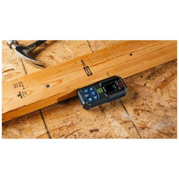 BOSCH Laser Distance Meter: Inch, 6 in – 165 ft, ± 0.0625 in, 3V, Rubber, Bluetooth, Digital, SAE - Image 3