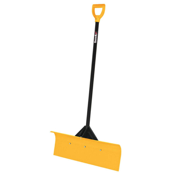 SNOW SHOVEL, D-GRIP, 42 IN HANDLE, 30 X 9 IN BLADE, FIBREGLASS/UHMW-PE, 6 LB