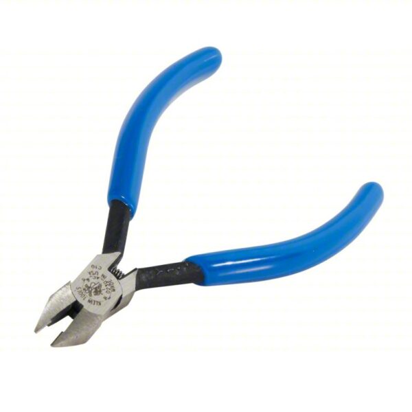 Diagonal Cutting Plier: Semiflush, Straight, Pointed, 1/2 in Jaw Lg, 1/2 in Jaw Wd, Std Cushion Grip - Image 4