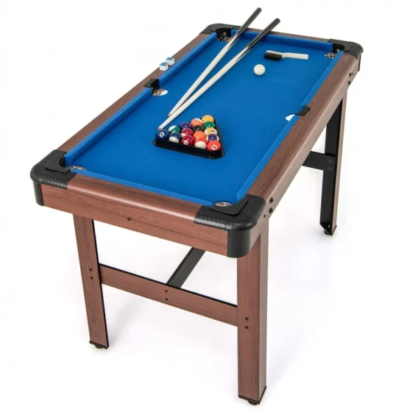 48 Inch Pool Wooden Game Table with Full Set of Ballsfor Kids and Adults - Image 2