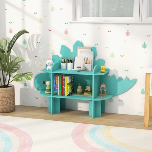 Kids Bookcase Shelf Toy Storage Organizer with Open Storage Shelves - Image 2