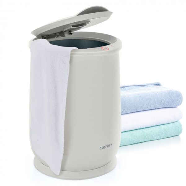 Portable Spa Hot Towel Heater with Flip-top Lid and Fragrance Holder