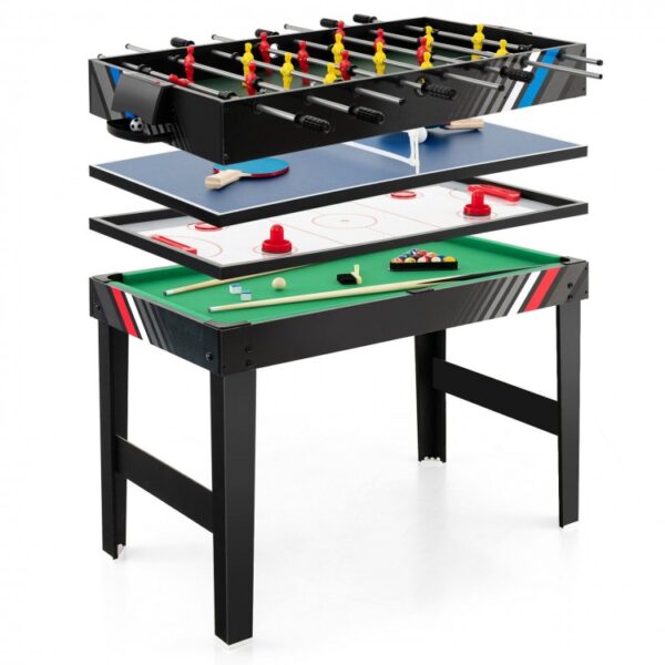 4-in-1 Multi Game Table with Pool Billiards - Image 4