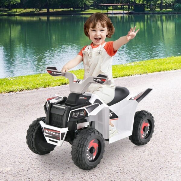 Kids Ride on ATV 4 Wheeler Quad Toy Car with Direction Control - Image 5