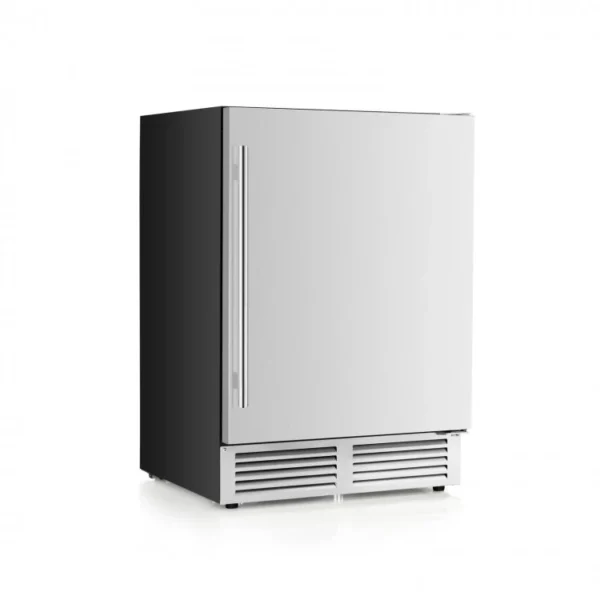 24 Inches Beverage Refrigerator with Removable Shelves and Adjustable Temperature