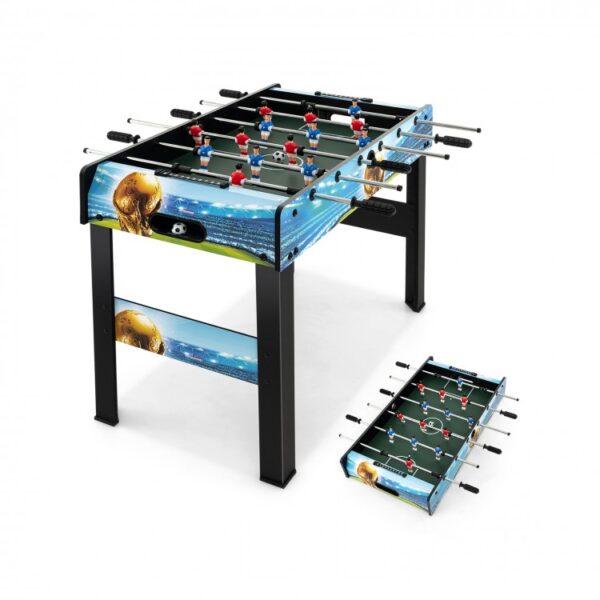 37 Inch Mini Foosball Table with Score Keeper and Removable Legs - Image 4