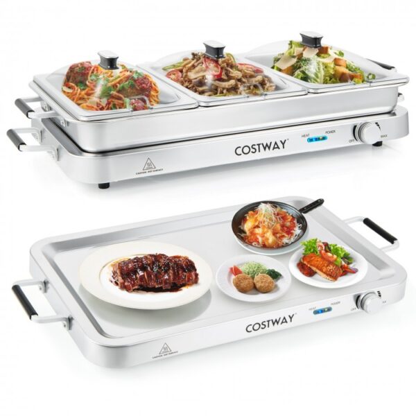 2 in 1 Electric Warming Tray with Temperature Control - Image 5