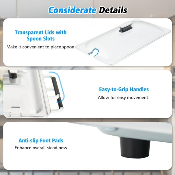 2 in 1 Electric Warming Tray with Temperature Control - Image 3