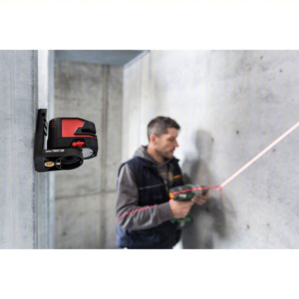 LEICA LINO Cross Line Laser Kit: 2 Lines and 0 Dots, Red Beam, 0 Planes, Horizontal/Vertical - Image 3