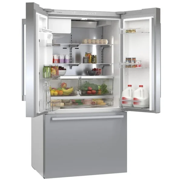 Bosch 500 Series B36CD50SNS French Door Refrigerator, 36 inch Width, ENERGY STAR Certified, Counter Depth, 20.8 cu. ft. Capacity, Stainless Steel colour UltraClarityPro, VitaFresh Plus, Home Connect, QuickIcePro - Image 6