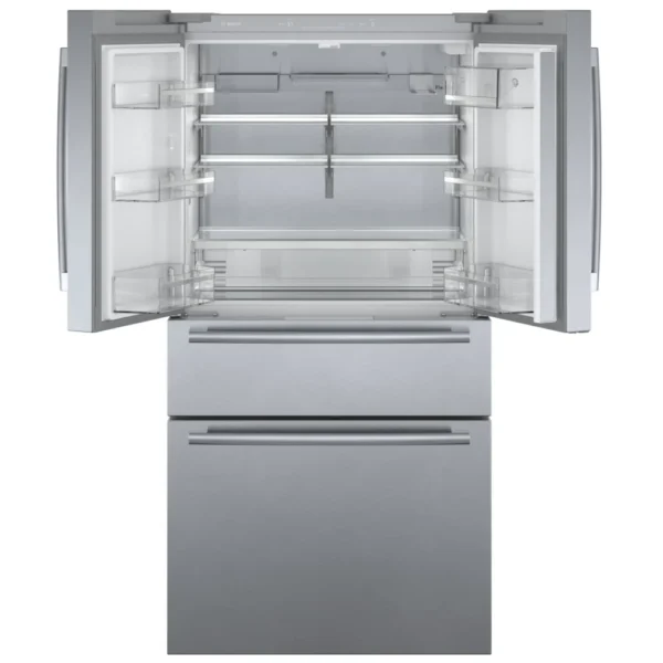 Bosch 800 Series B36CL80SNS French Door Refrigerator, 36 inch Width, ENERGY STAR Certified, Counter Depth, 21.0 cu. ft. Capacity, Stainless Steel colour FarmFresh System, Home Connect, MultiAirFlow, VitaFreshPro - Image 3