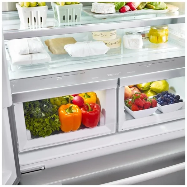 Bosch 800 Series B36CT80SNS French Door Refrigerator, 36 inch Width, ENERGY STAR Certified, Counter Depth, 21.0 cu. ft. Capacity, Stainless Steel colour FarmFresh System, FlexBar, AirFresh filter - Image 7