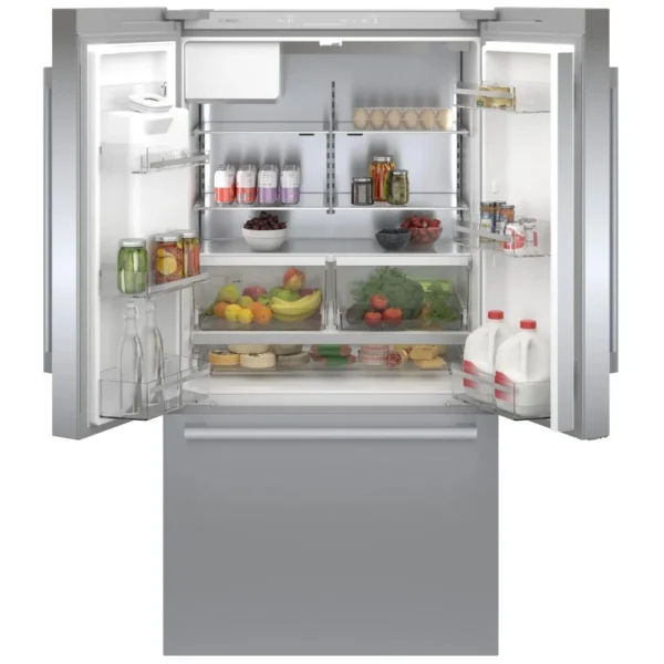 Bosch 500 Series B36FD50SNS French Door Refrigerator, 36 inch Width, ENERGY STAR Certified, 26.0 cu. ft. Capacity, Stainless Steel colour VitaFresh Plus, Home Connect, QuickIce Pro - Image 5