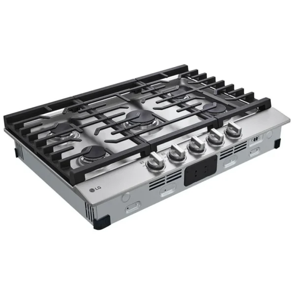 LG CBGJ3023S Gas Cooktop, 30 inch Exterior Width, 5 Burners, Stainless Steel colour - Image 5