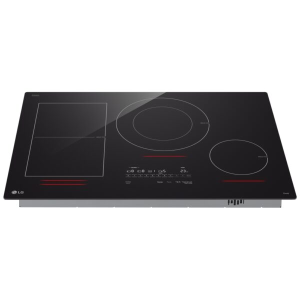 LG CBIH3017BE Induction Cooktop, 30 inch Exterior Width, 4 Burners, Induction, Black Ceramic colour - Image 3