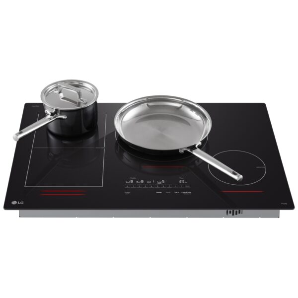 LG CBIH3017BE Induction Cooktop, 30 inch Exterior Width, 4 Burners, Induction, Black Ceramic colour - Image 4