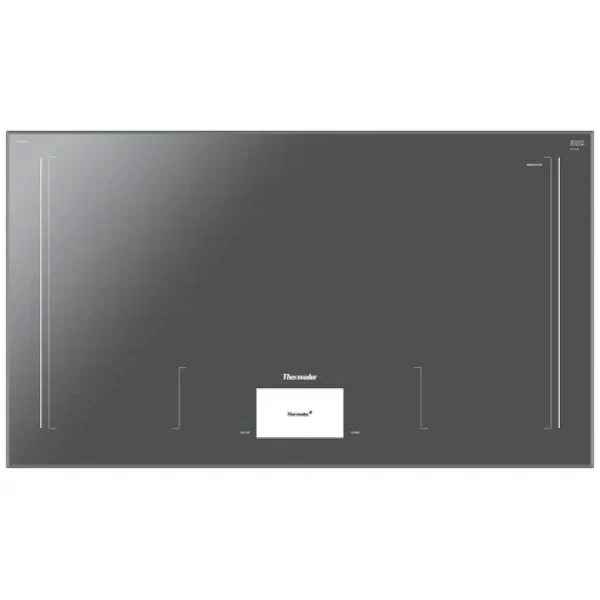 Thermador CIT36YWBB Induction Cooktop, 36 inch Exterior Width, 6 Burners, Induction, Dark Grey colour SapphireGlowâ„¢ Light Bars; TeppanyakiPro® Function