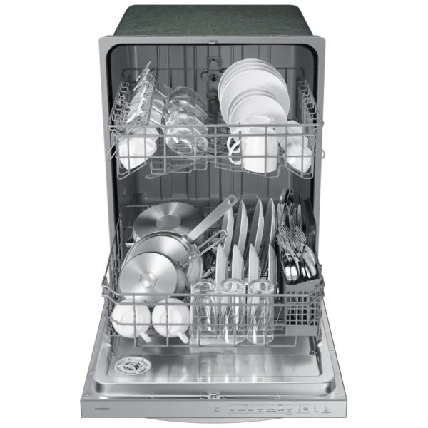 Samsung DW80CG4021SRAA Dishwasher, 24 inch Exterior Width, 53 dB Decibel Level, Fully Integrated, 4 Wash Cycles, 14 Capacity (Place Settings), Stainless Steel colour - Image 7