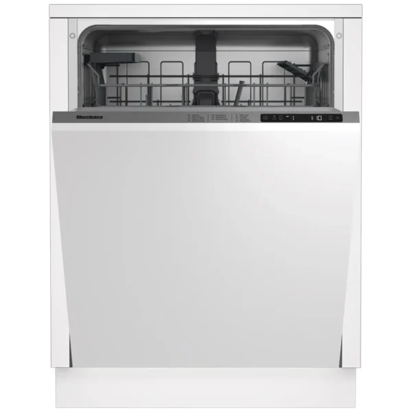 Blomberg DWT51600FBI Dishwasher, 24 inch Exterior Width, 48 dB Decibel Level, Fully Integrated, Stainless Steel (Interior), Custom Panel Ready, 6 Wash Cycles, 14 Capacity (Place Settings), Panel Ready