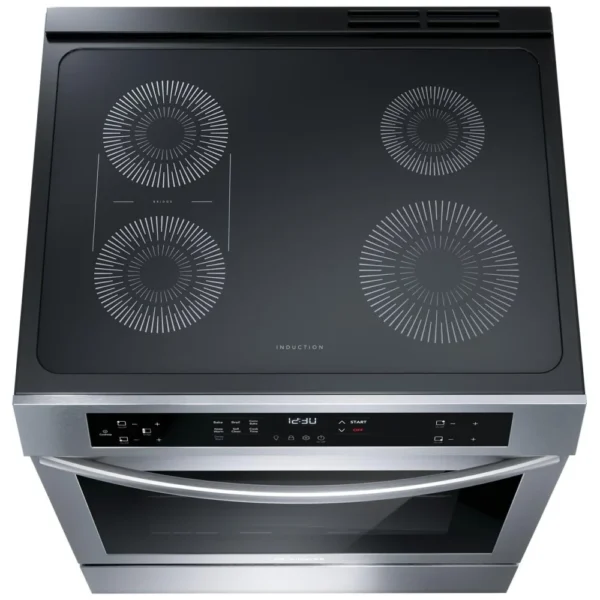 Frigidaire FCFI308CAS Induction Range, 30 inch Exterior Width, Self Clean, Convection, 4 Burners, 5.3 cu. ft. Capacity, Storage Drawer, 1 Ovens, Stainless Steel colour - Image 6