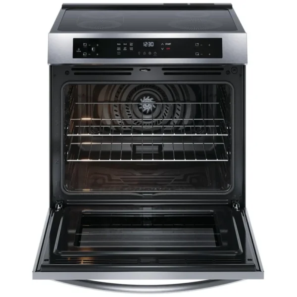 Frigidaire FCFI308CAS Induction Range, 30 inch Exterior Width, Self Clean, Convection, 4 Burners, 5.3 cu. ft. Capacity, Storage Drawer, 1 Ovens, Stainless Steel colour - Image 4