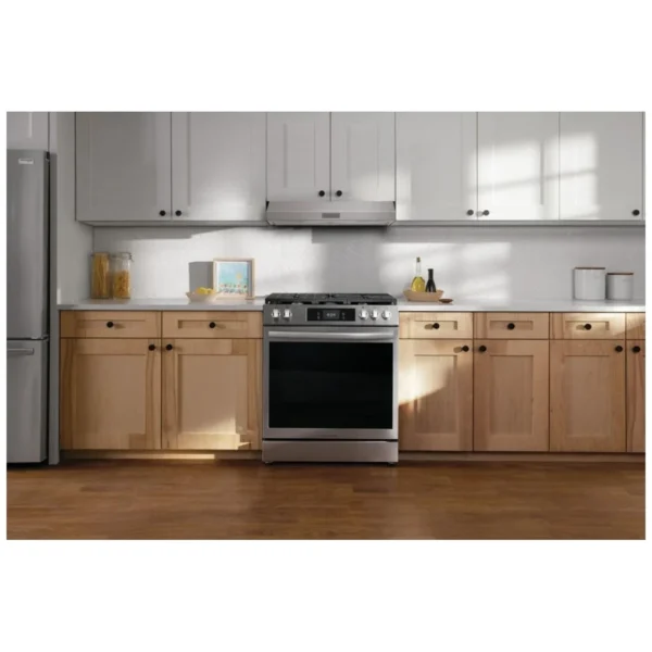 Frigidaire FCVW3052AS Range Hood, 30 inch Exterior Width, Under-Cabinet, 2, 220 CFM, 2.7, LED, Dishwasher Safe Filters, 2, Stainless Steel colour - Image 2